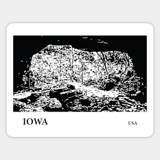 Iowa USA Magnet